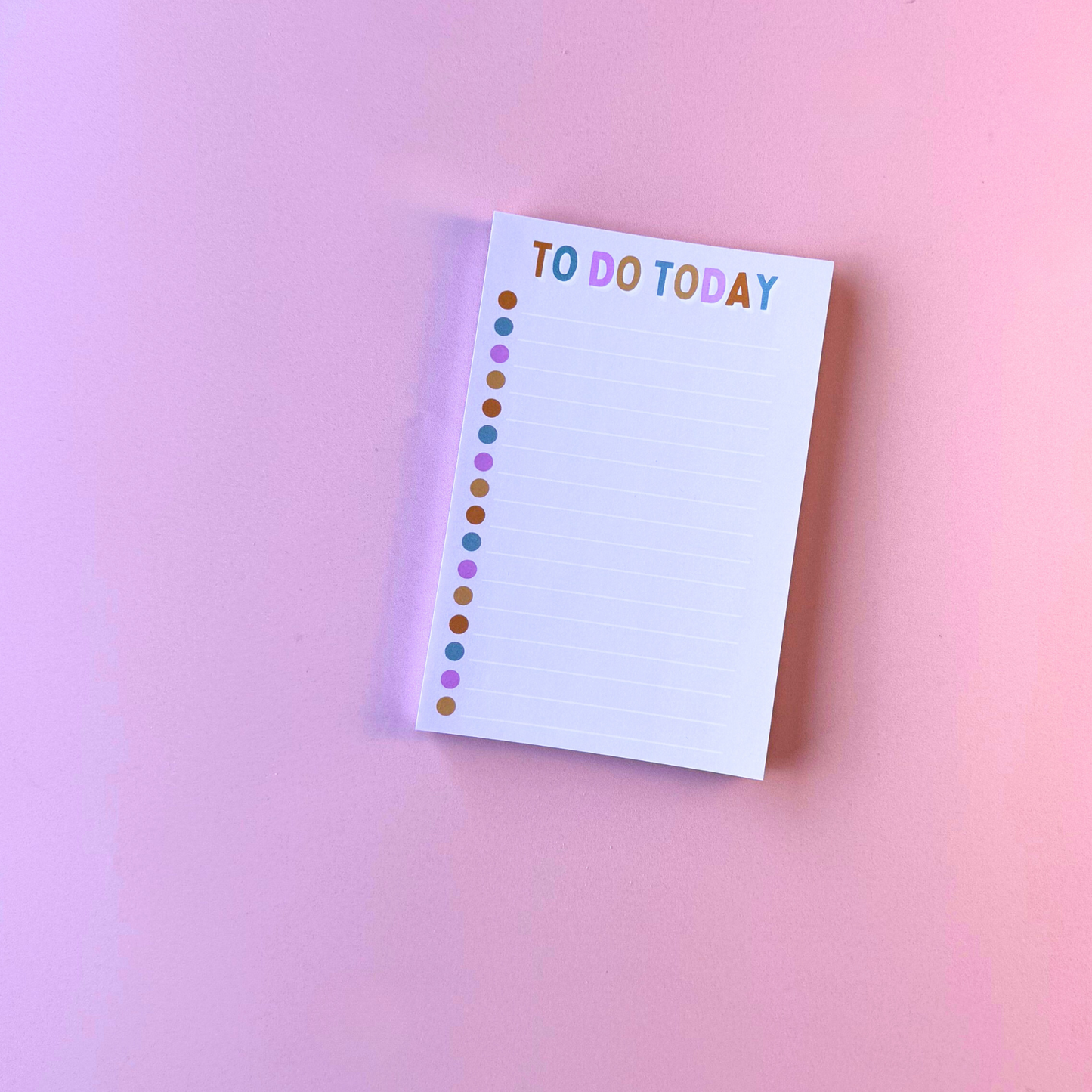 To Do Today Notepad