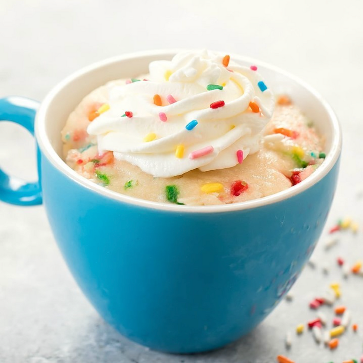 Confetti Mug Cake