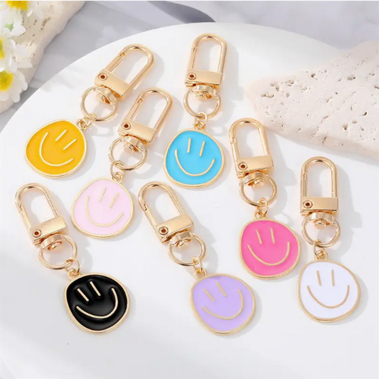 Smile Enamel Keychain