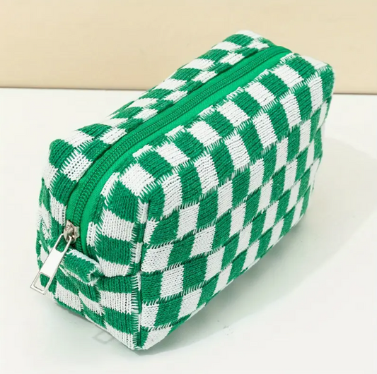 Green Checkered Bag