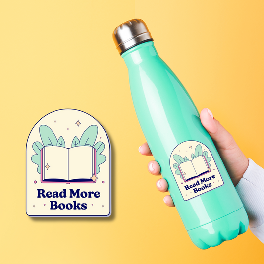 Read More Books Sticker Goodie