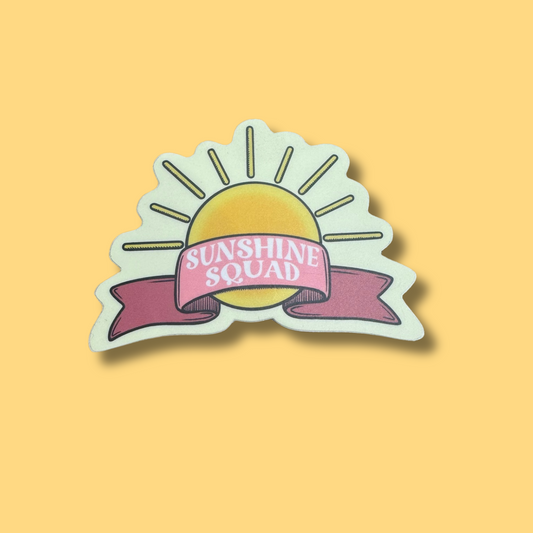 Sunshine Squad Sticker Goodie