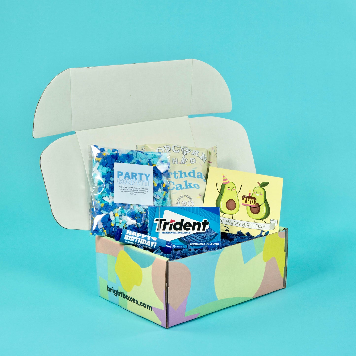 BLUE BIRTHDAY MINI BOX